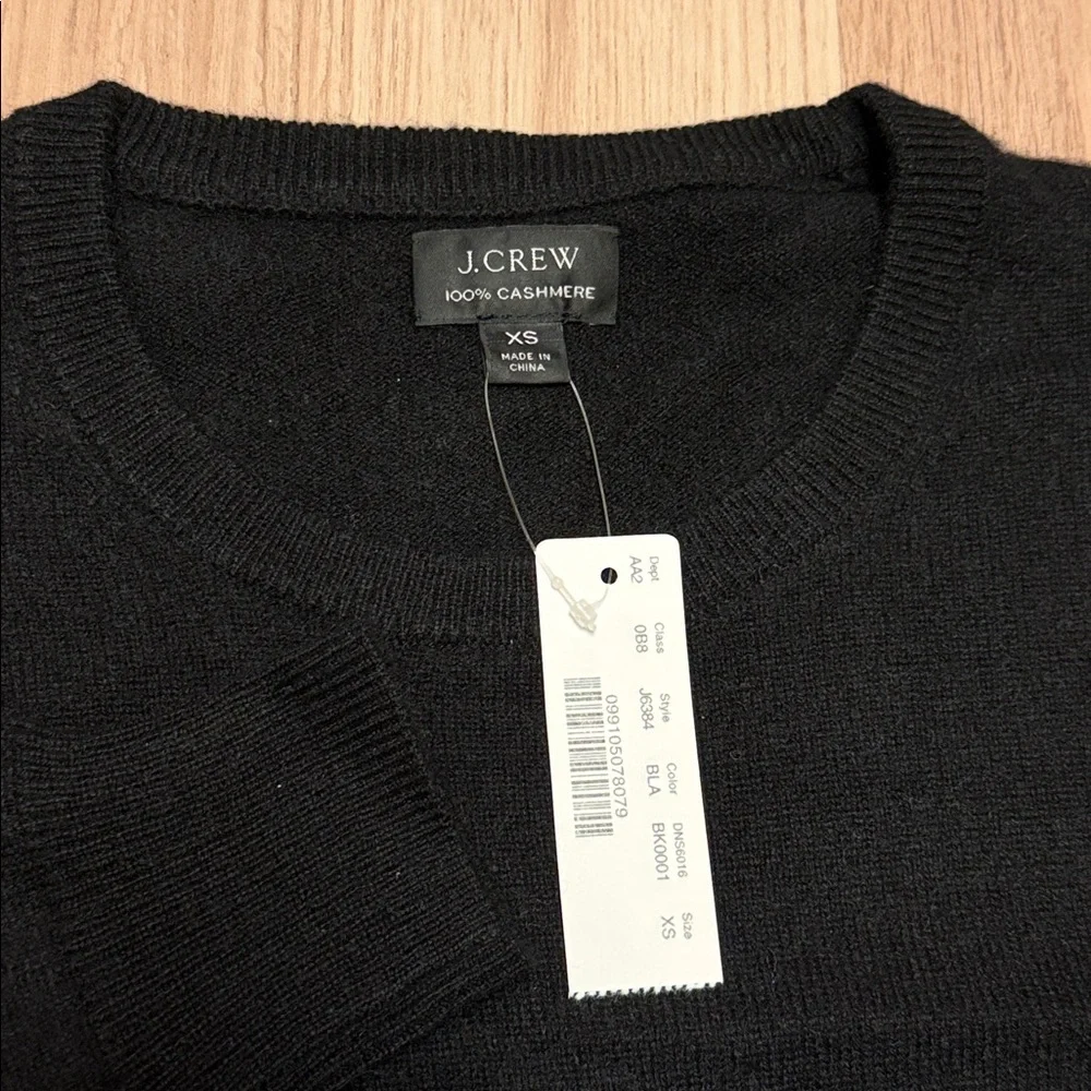J. Crew Men’s Black Crewneck Sweater